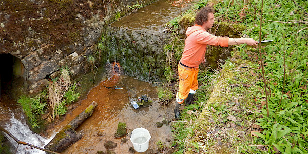 Wasserprobenahmen und -messungen