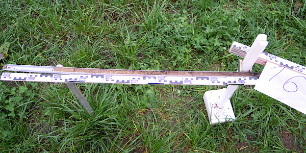 Bodenaufnahme mit Pürckhauer