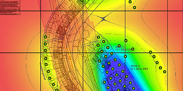 thermische Modellierung EWS-Feld